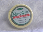 3mm x 6m Double Sided Satin Ribbon Baby Lemon
